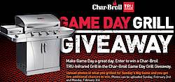 Char-Broil Game Day Grill Give Away Sweepstakes