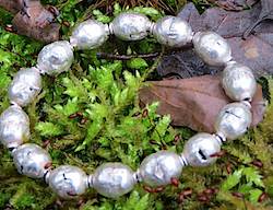 daily savant: Handmade Silver Bead Bracelet Giveaway