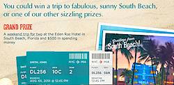Reveal Your South Beach Sweepstakes