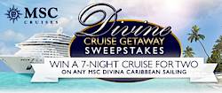 MSC Cruises Jazz It Up With The Diva Sweepstakes