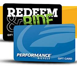 Performance Bicycle’s Monthly Gift Card Giveaway