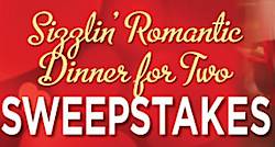 Sizzler’s Sizzlin’ Romantic Dinner Sweepstakes