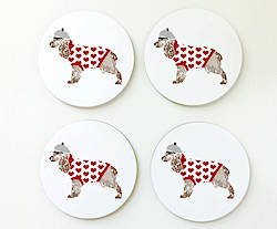 Thought and Sight: Illustrated Dog Coaster Set Giveaway