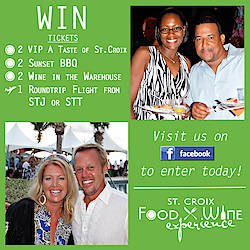 St. Croix Food & Wine Experience Party Package For Two Giveaway