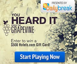 DailyBreak You Heard it...From the Grapevine Giveaway