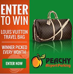 Peachy Airport Parking Louis Vuitton Giveaway