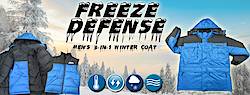 Freeze Defense Men's 3-in-1 Winter Coat Giveaway