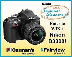 Carman's Foto Source and Fairview Photo Lab Nikon Sweet Summer Giveaway