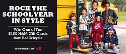Red Tricycle H&M Rock the School Year Giveaway