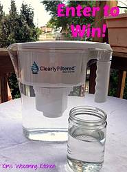 Welcoming Kitchen: Clearly Filtered Water Pitcher Giveaway