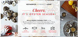 Refinery29 + Food52 + AFAR Sweepstakes