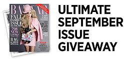 Shop Bazar Ultimate September Issue Giveaway