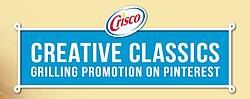 Crisco Creative Classics Grilling Pinterest Sweepstakes