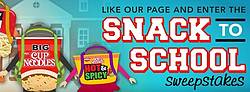 Nissin Snack to School Sweepstakes