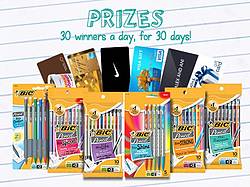 Bic Pencil Instant Win Game