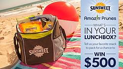 Sunsweet Growers What’s in Your Lunchbox? Facebook Giveaway