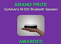 GoAdvanz Bluetooth Speaker Giveaway