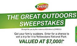 Children's Zyrtec Great Outdoors Sweepstakes