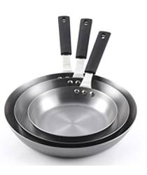 Leite's Culinaria Set of 3 Chefs Carbon Steel Fry Pans Read Giveaway