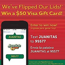 Juanita's Foods Text to Win Sweepstakes