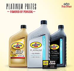 Pep Boys Auto Platinum Prizes Powered by Pennzoil Sweepstakes