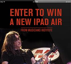 Guitar World iPad Air Sweepstakes