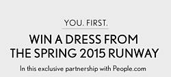 Rebecca Taylor Spring Runway 2015 Sweepstakes