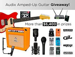 Audix Amped Up Guitar Giveaway