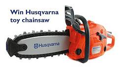 Husqvarna Toy Chainsaw Giveaway (UK)