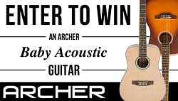 Cascio Interstate Music Archer Baby Acoustic Guitar Giveaway