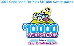 Easy Home Meals Cool Food for Kids $10