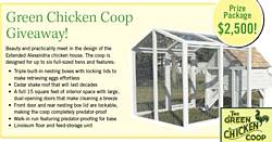 Mother Earth News Green Chicken Coop Giveaway