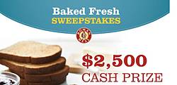 Roman Meal Company Baked Fresh Sweepstakes