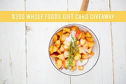 Oh My Veggies Whole Foods $300 Gift Card Giveaway
