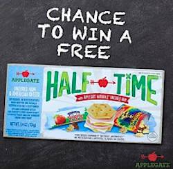 Applegate Farms HALF TIME Coupon Sweepstakes and Instant Win Game