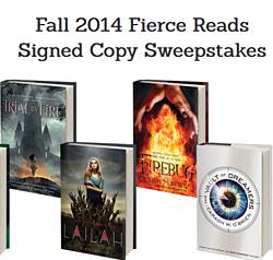 MacMillan Teen Books Fall 2014 Fierce Reads Signed Copy Sweepstakes