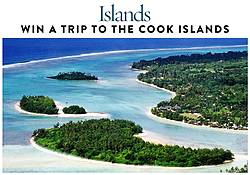 Islands Magazine: Win a Trip to the Cook Islands Contest