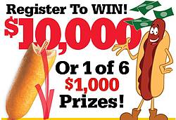 Wienerschnitzel Cash in on a Corn Dog Sweepstakes and In-Restaurant Instant Win Game