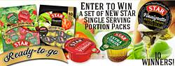 STAR Fine Foods Portion Packs Sweepstakes