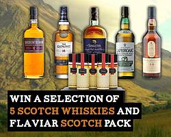 Flaviar Five Flavours of Scotch Giveaway Contest