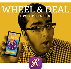 RetailMeNot Wheel and Deal Instant Win Sweepstakes