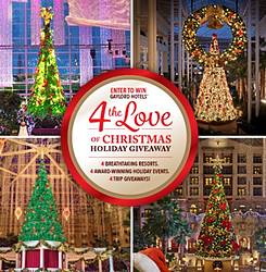 Gaylord Hotels 4 the Love of Christmas Holiday Giveaway