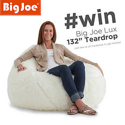 Big Joe Lux 132" Teardrop Bean Bag Giveaway