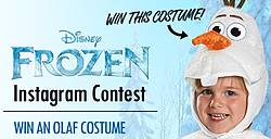 Pure Costumes Frozen Instagram Contest
