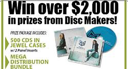 Making Music Disc Makers Giveaway