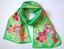Thought and Sight: Hand Painted Silk Scarf Giveaway