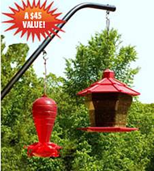 Birdwatcher Digest SwingArm USA Bird Feeder And Plant Hanger Giveaway