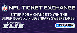 NFL Ticket Exchange Super Bowl XLIX Legendary Sweepstakes
