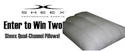 City of Sleep Sheex Quad Channel Pillow Sweepstakes