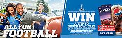 Pepsi All for Football Sweepstakes & Instant Win